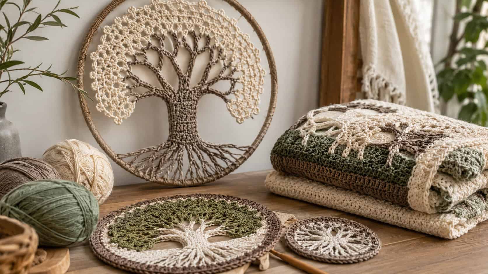 30 Tree of Life Crochet Patterns to Add Meaningful Handmade Style to Your Home and...
