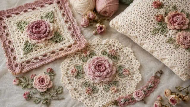 30 Vintage Rose Crochet Patterns: Add Old-World Charm to Your Creations
