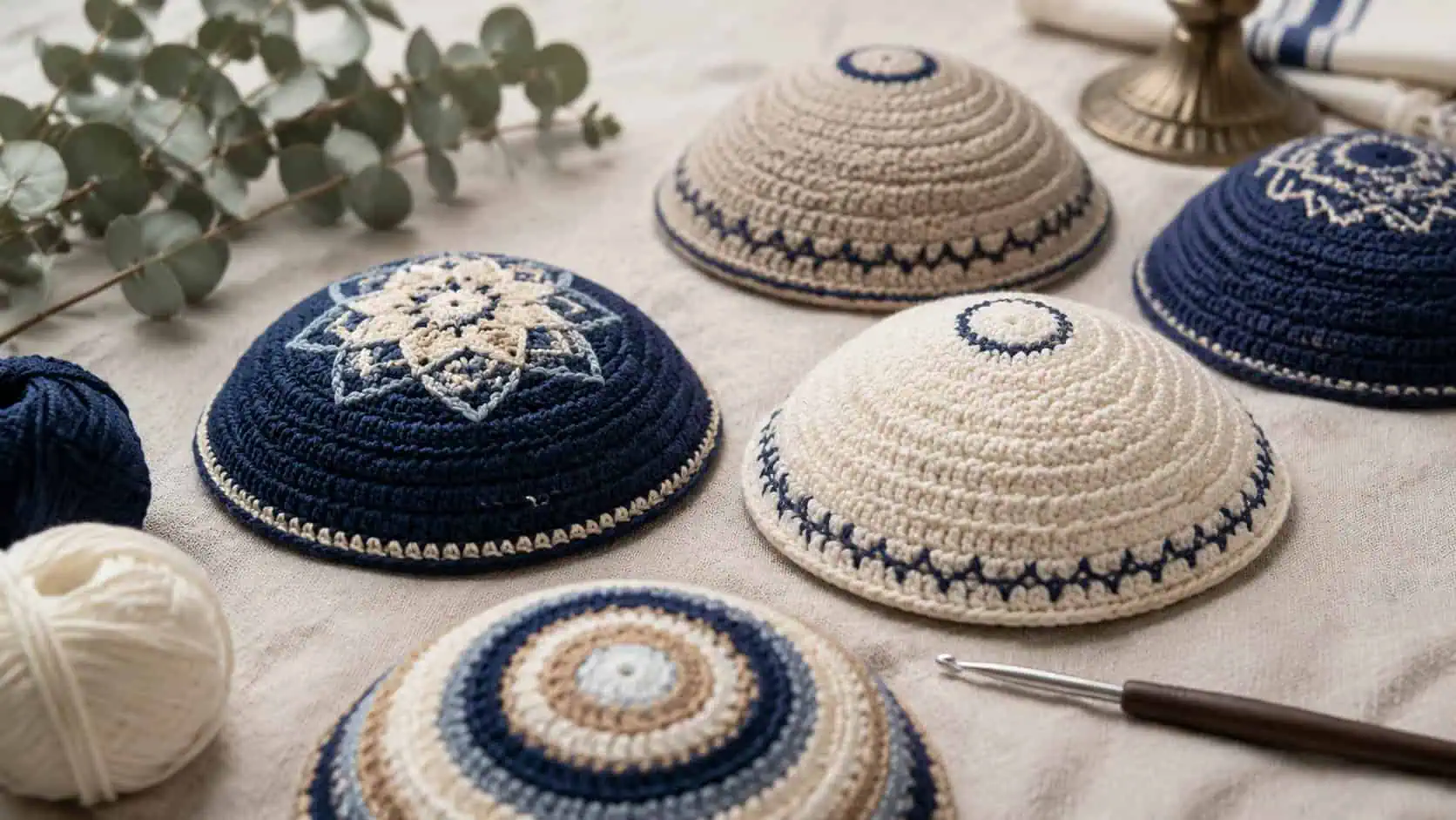 26 Crochet Kippah Patterns for Everyday Wear, Gifts, and Judaica-Inspired Style
