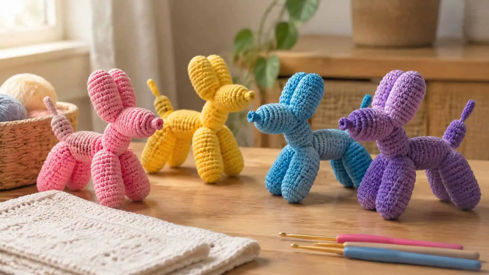 30 Balloon Dog Crochet Patterns for Adorable Toys, Decor, and Gifts