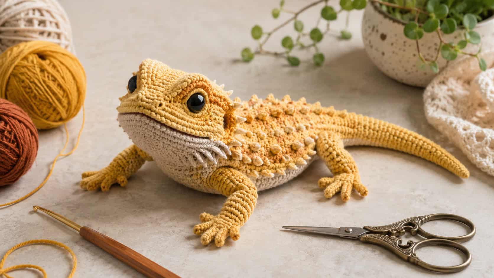 30 Bearded Dragon Crochet Patterns for Reptile Lovers, Gifts, and Plush Decor