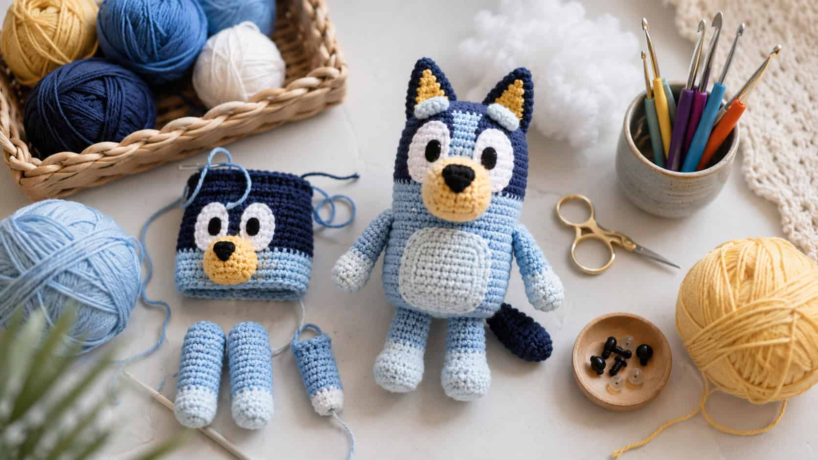 30 Bluey Crochet Patterns for Cute Amigurumi Dogs, Family Sets, and Giftable Makes