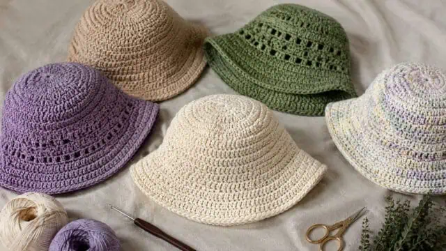 30 Bucket Hat Crochet Patterns for Trendy, Giftable Makes