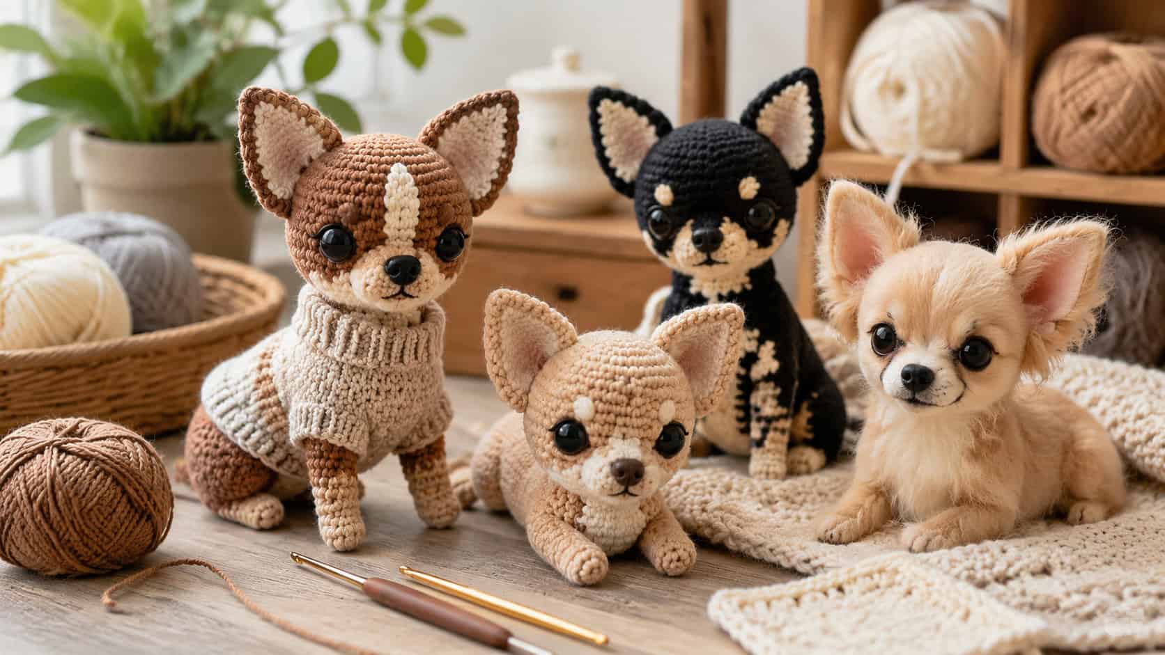 30 Chihuahua Crochet Patterns to Stitch Tiny Dogs, Gifts, and Display Pieces