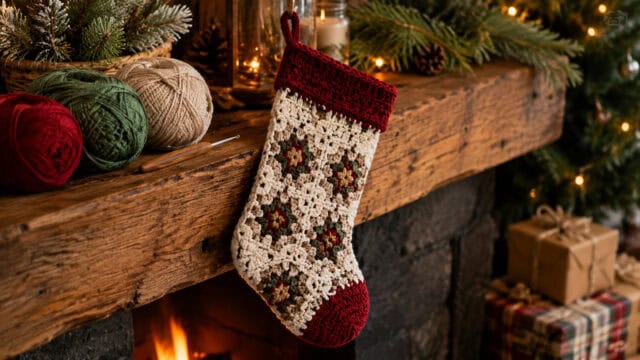 30 Christmas Stocking Crochet Patterns for Handmade Holiday Keepsakes