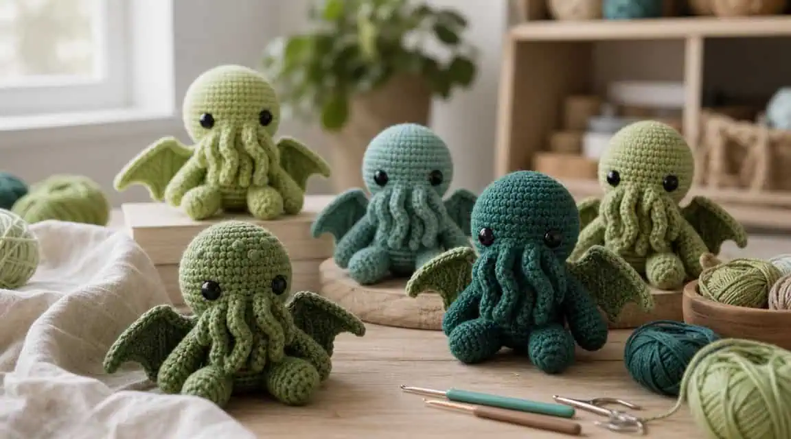 30 Cthulhu Crochet Patterns for Lovecraftian Amigurumi, Plushies, and Gifts