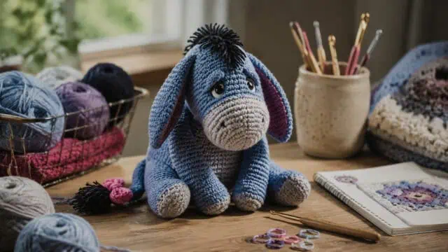 30 Eeyore Crochet Patterns: Donkey Amigurumi, Snugglers, and Classic Pooh Designs