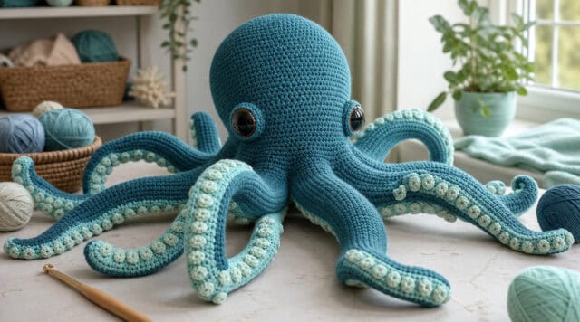 30 Giant Octopus Crochet Patterns for Plush Ocean Decor and Amigurumi Play