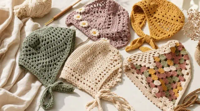 30 Head Scarf Crochet Patterns for Bandanas, Kerchiefs, and Stylish Wraps