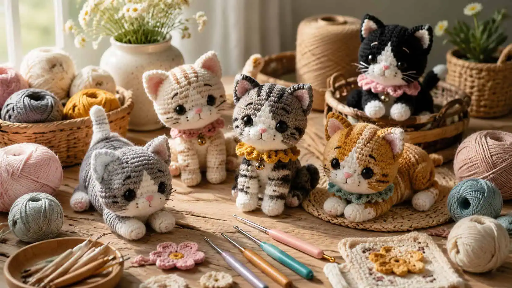 30 Kitten Crochet Patterns for Adorable Cats, Fantasy Kittens, and Quick Amigurumi Makes