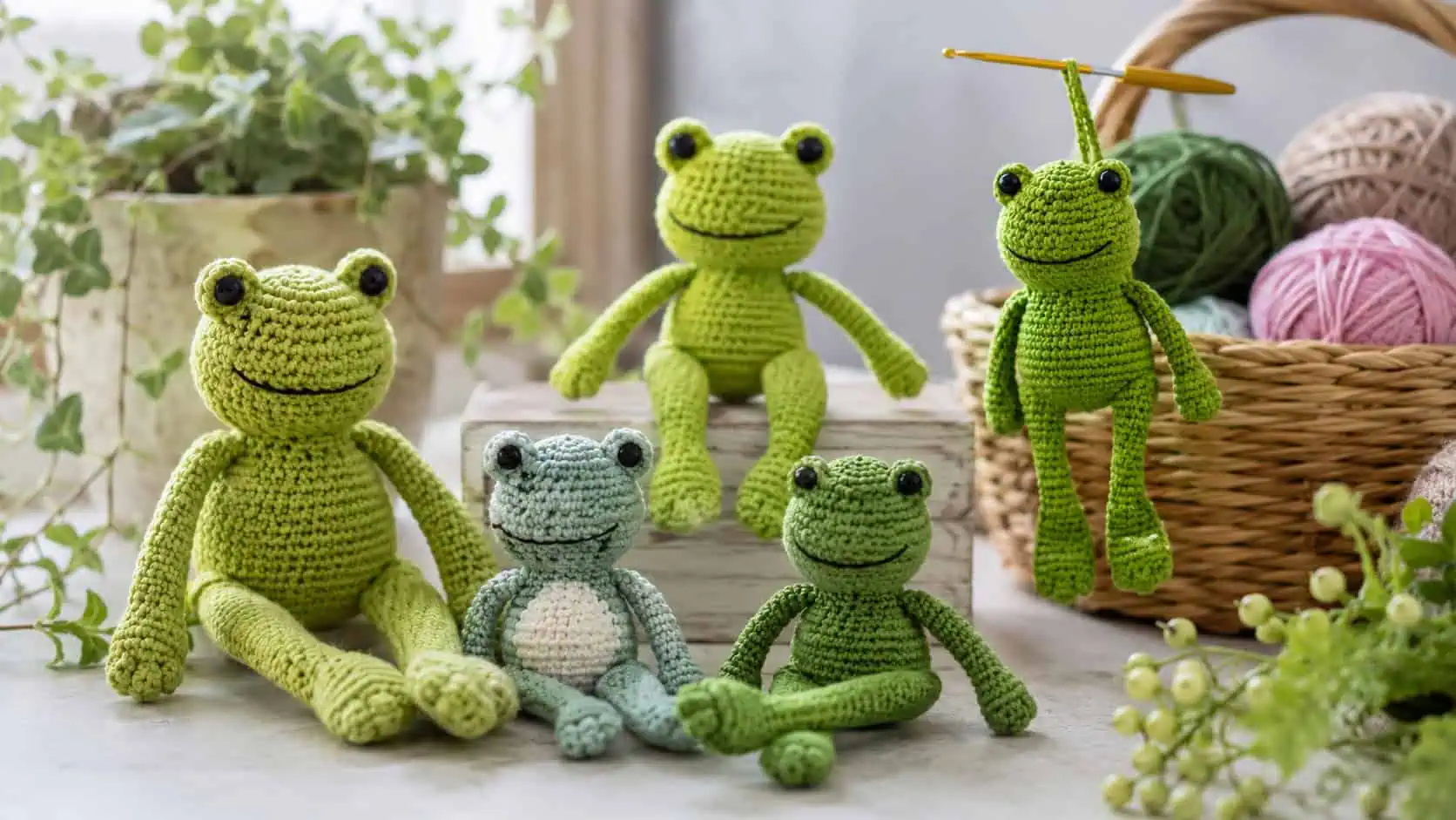 30 Leggy Frog Crochet Patterns to Charm Kids and Frog Fans