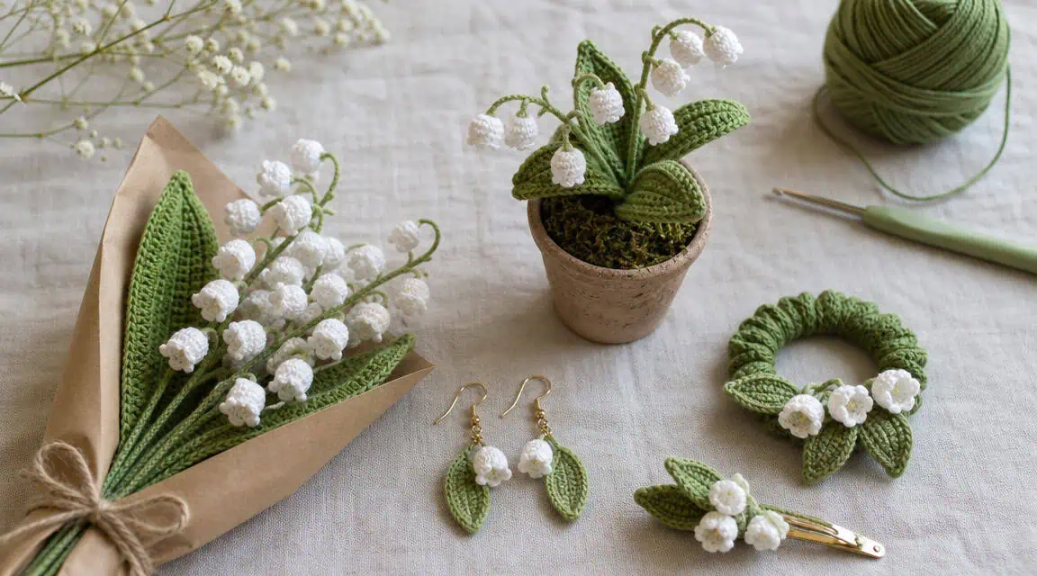 30 Lily of the Valley Crochet Patterns for Elegant Flowers, Gifts, and Home Decor