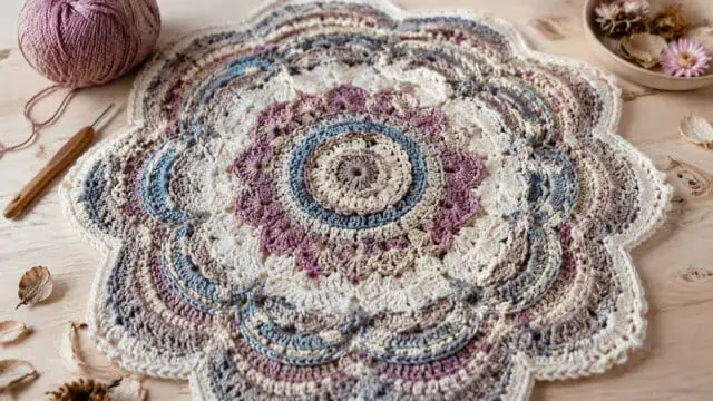 30 Mandala Blanket Crochet Patterns for Round, Square, and Star-Inspired Throws