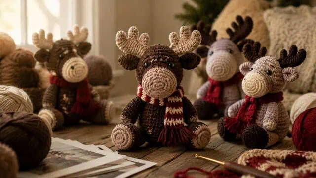 30 Moose Crochet Patterns: Woodland Amigurumi, Loveys, Plushies, and More