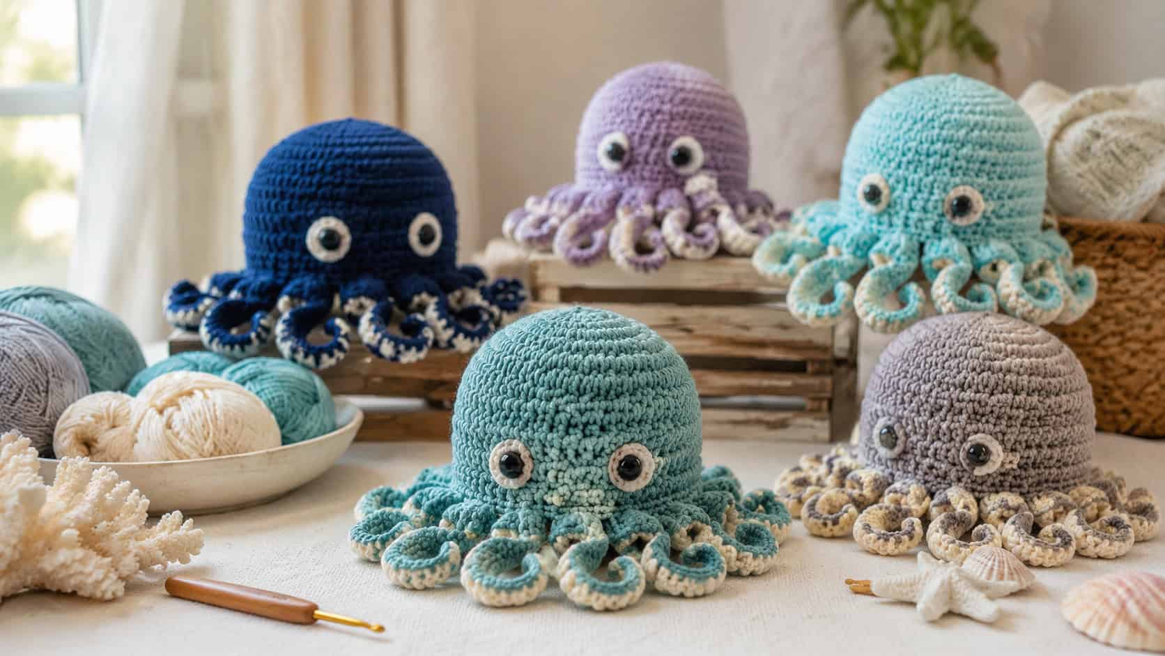 30 Octopus Hat Crochet Patterns for Playful Sea-Creature Style