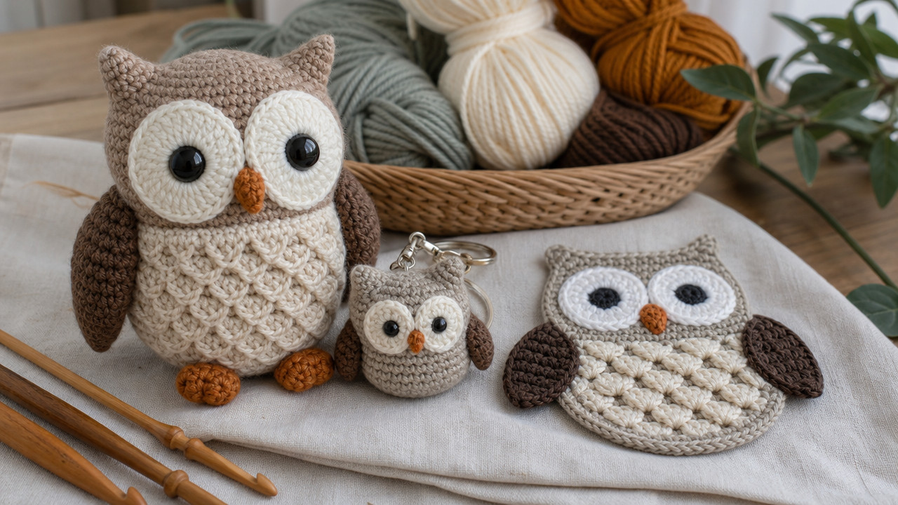 30 Owl Crochet Patterns: Easy, Cute, and Woodland-Inspired Projects