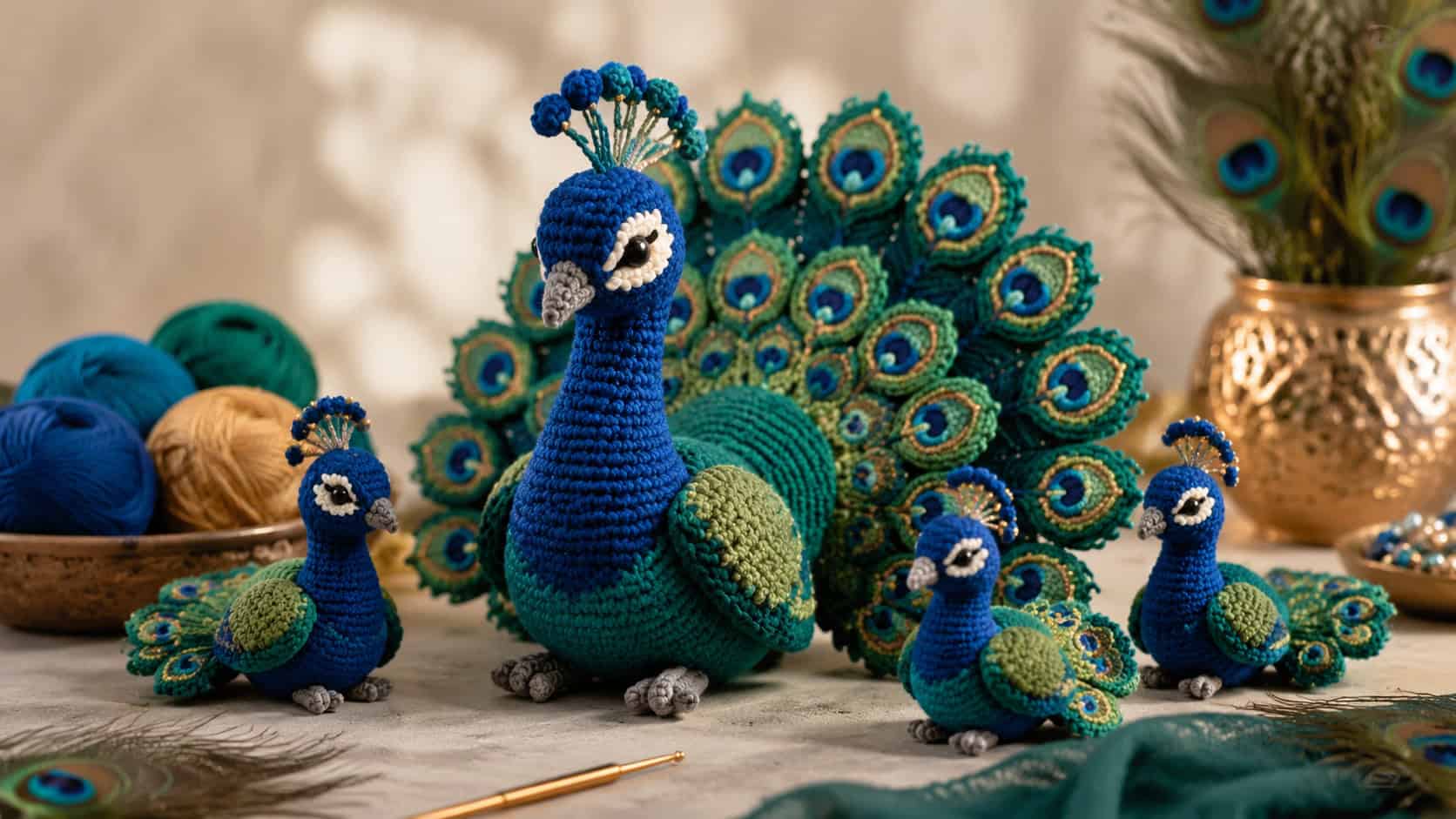 30 Peacock Crochet Patterns That Bring Color, Texture, and Handmade Charm
