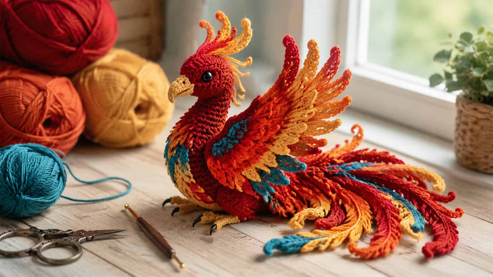 30 Phoenix Crochet Patterns to Make This Mythical Bird Shine in Yarn