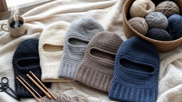 30 Ski Mask Crochet Patterns for Winter Warmth, Costume Play, and Statement Style