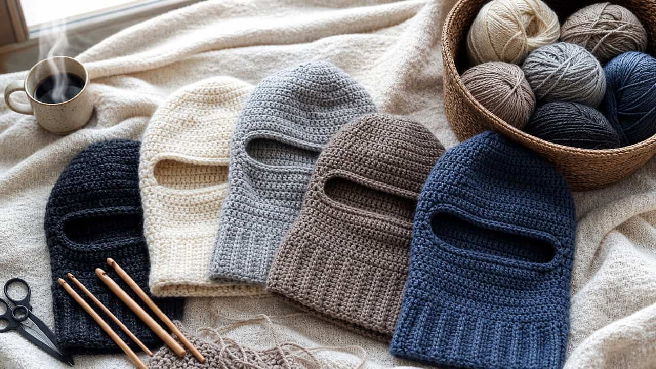 30 Ski Mask Crochet Patterns for Winter Warmth, Costume Play, and Statement Style