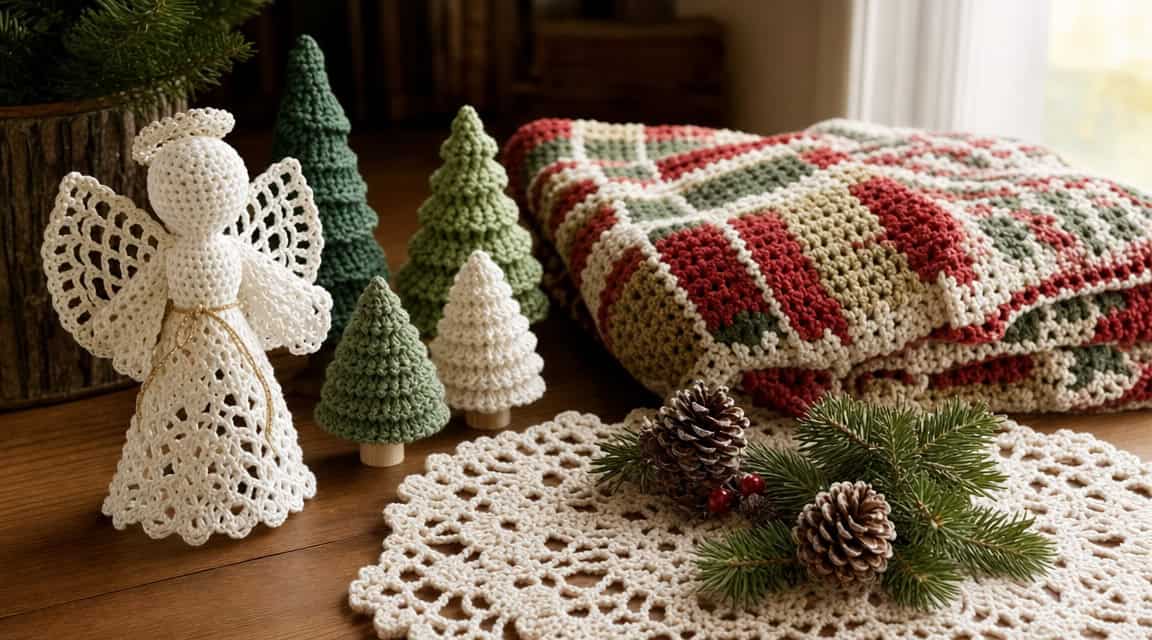 30 Vintage Christmas Crochet Patterns for Holiday Decorating, Gifting, and Keepsakes