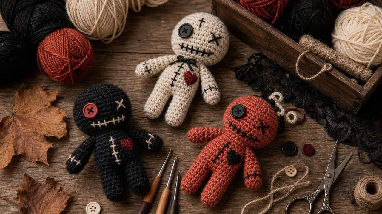 30 Voodoo Doll Crochet Patterns for Spooky-Cute Halloween Makes