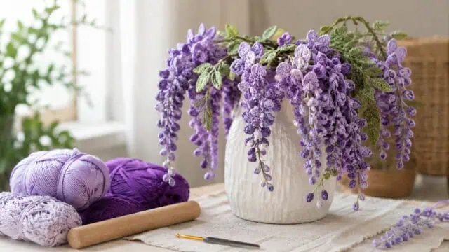 30 Wisteria Crochet Patterns for Floral Decor, Garlands, and Gifts