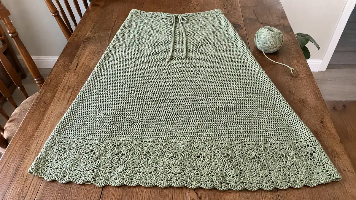 Effortless Everyday Crochet Maxi Skirt — Free Easy Pattern, handmade crochet project