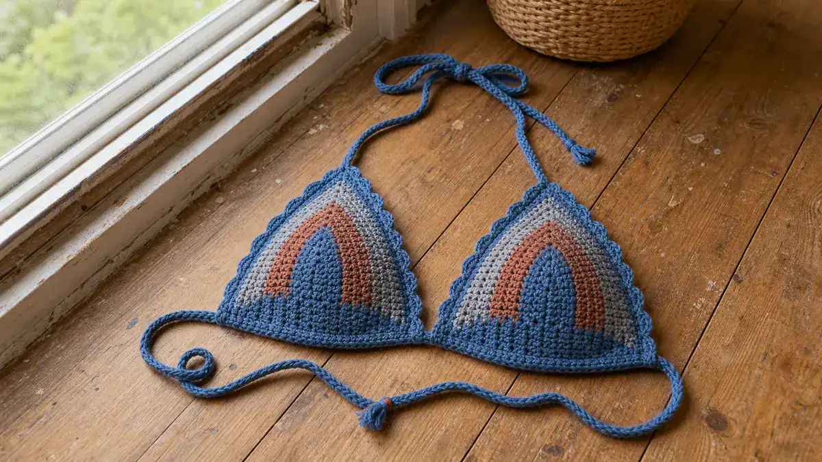 30 Bikini Top Crochet Patterns for Handmade Swimwear, Bralettes, and Beach-Ready Tops, handmade crochet project