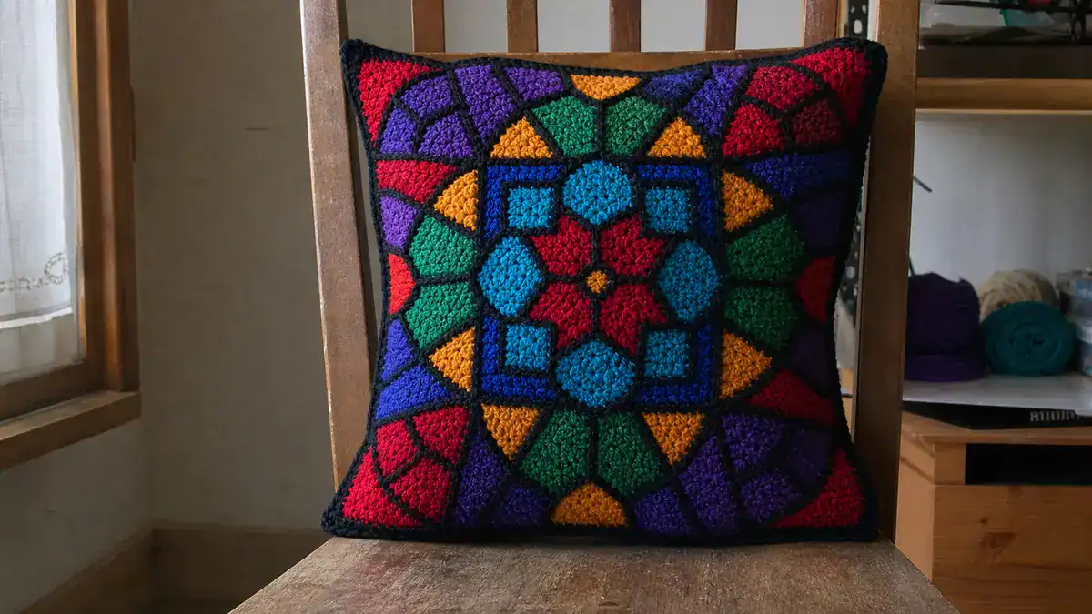 12 Stained Glass Crochet Patterns: Add Color to Your Craft Projects, handmade crochet project