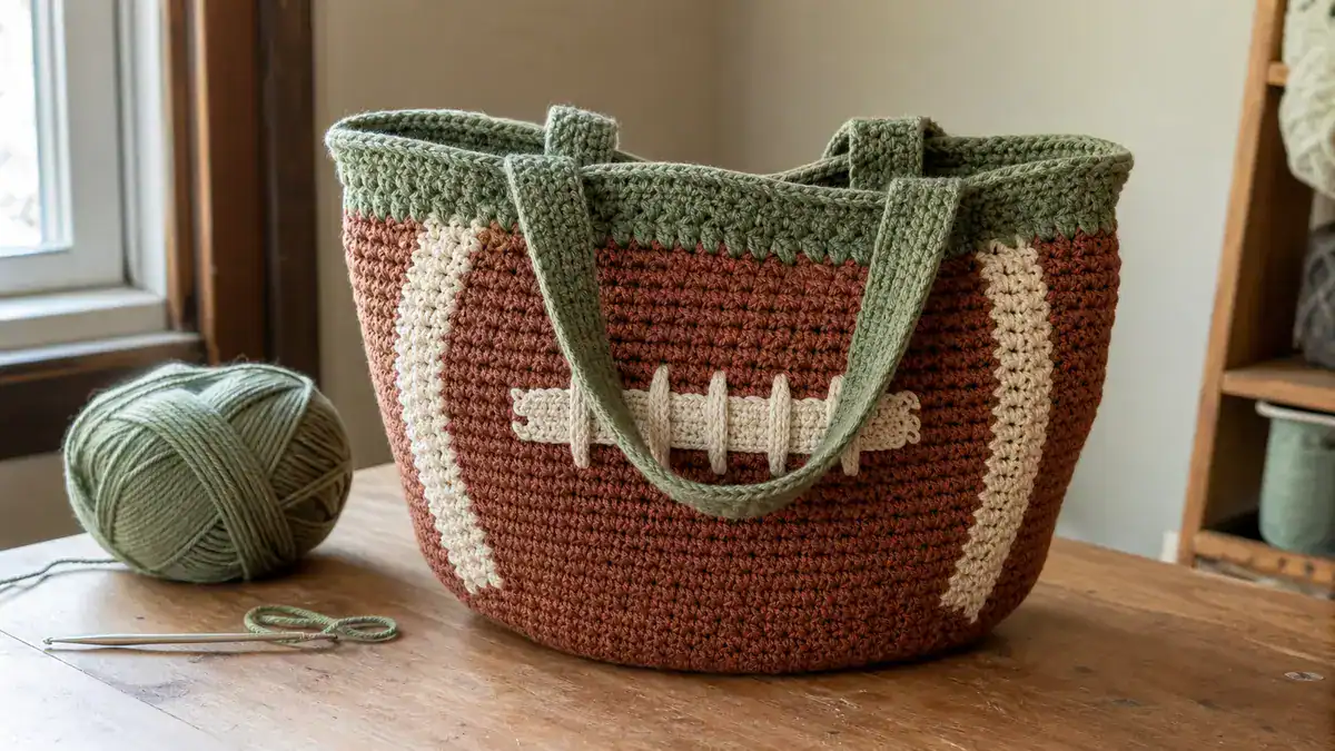 30 Football Crochet Patterns for Game Day Gifts, Decor, and Amigurumi Fans, handmade crochet project
