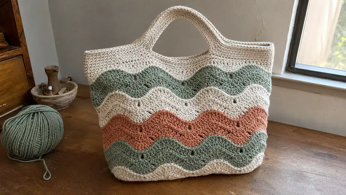 30 Ocean Waves Crochet Patterns: Bring Coastal Texture to Blankets, Bags, and Gifts, handmade crochet project