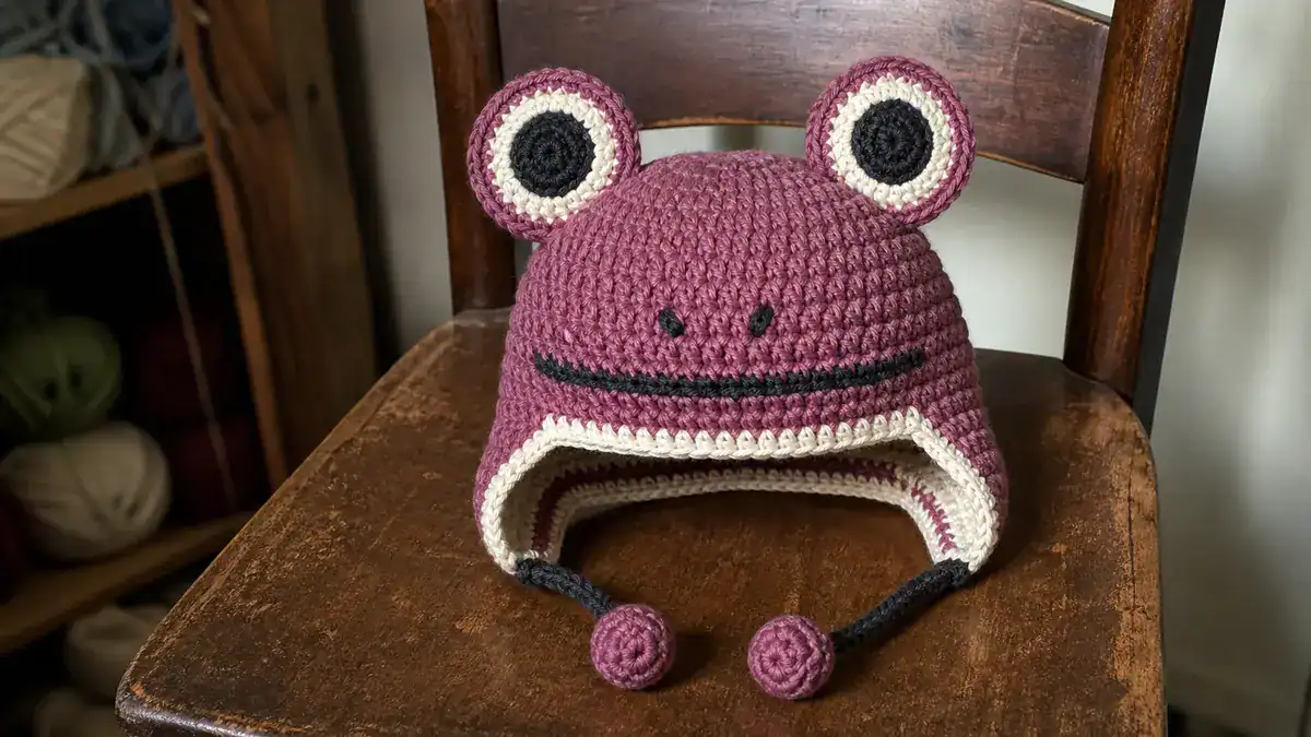 30 Frog Hat Crochet Patterns for Playful Animal Hats, Balaclavas, and Amigurumi Projects, handmade crochet project