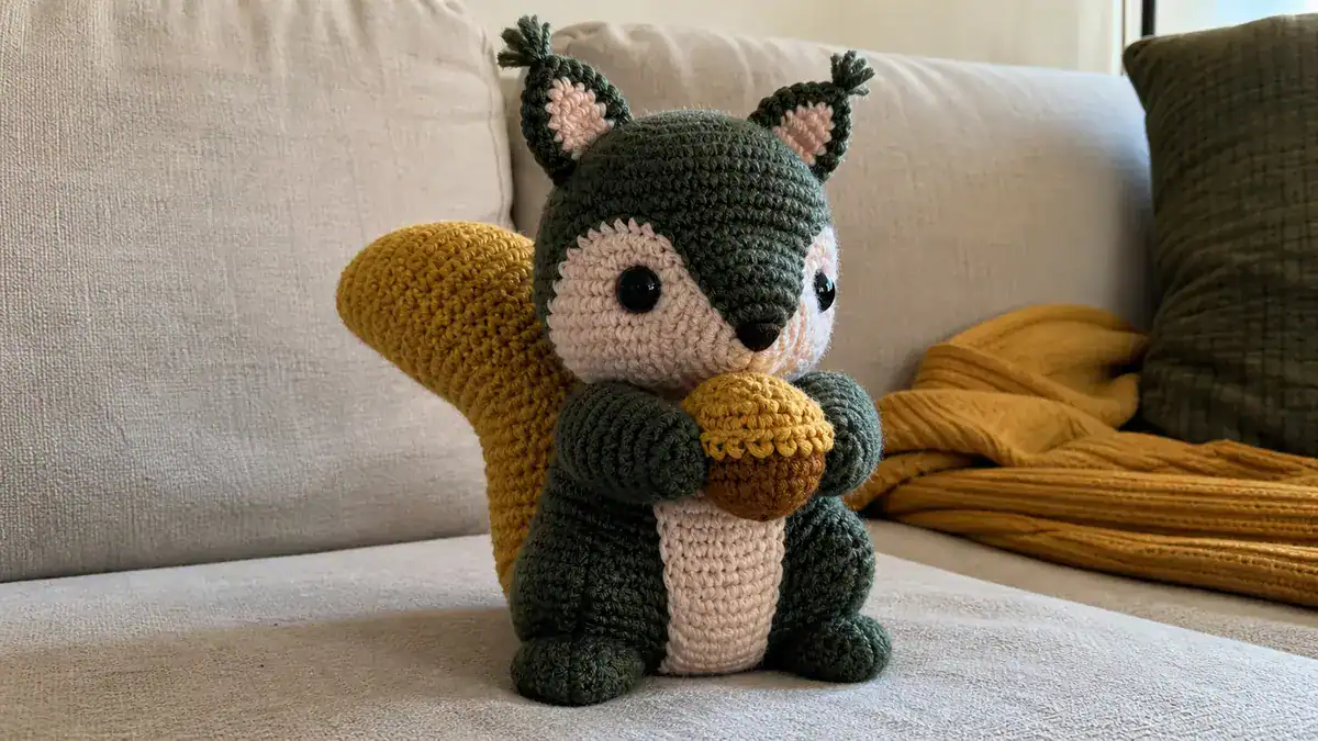 37 Squirrel Crochet Pattern: Enhance Your Skills With Adorable Designs, handmade crochet project