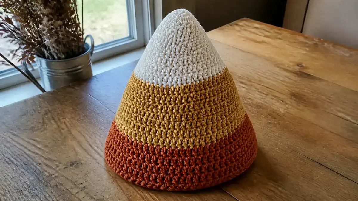30 Candy Corn Crochet Patterns to Sweeten Your Autumn Decor, handmade crochet project