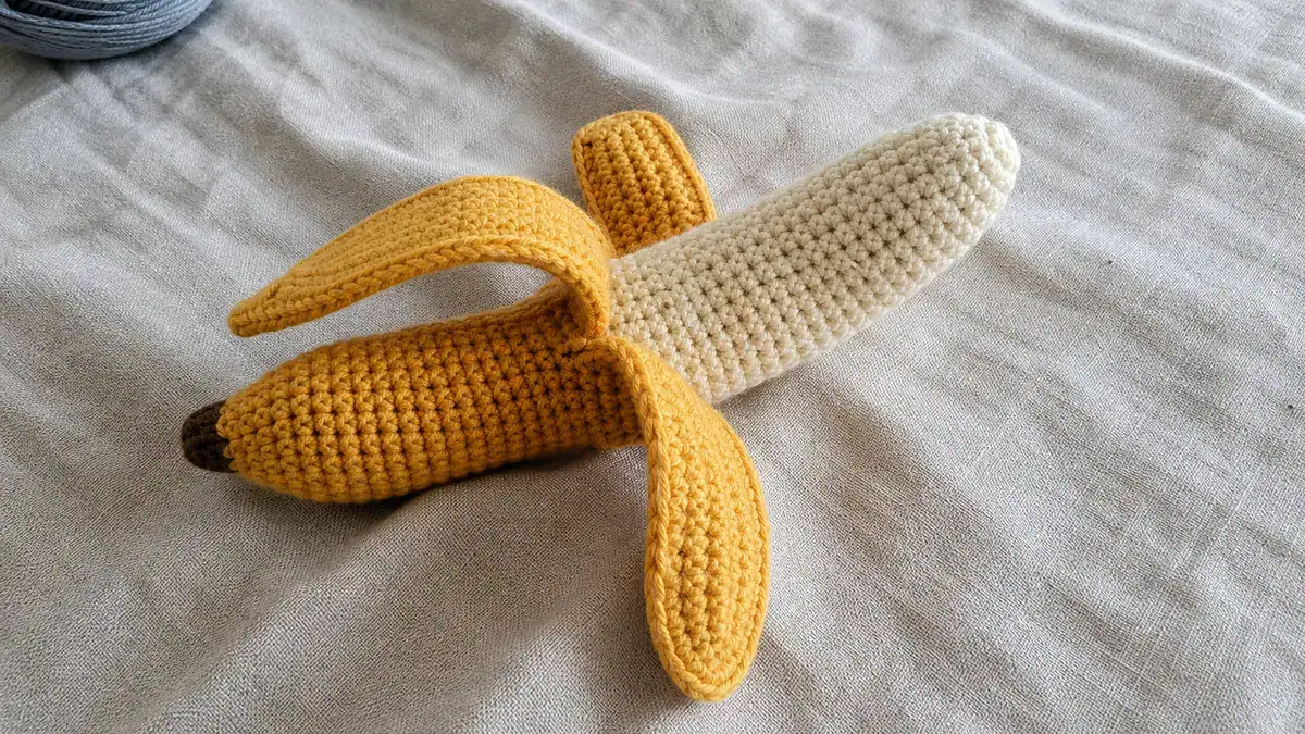 30 Banana Crochet Patterns: Play Food, Amigurumi, Pouches, and More, handmade crochet project