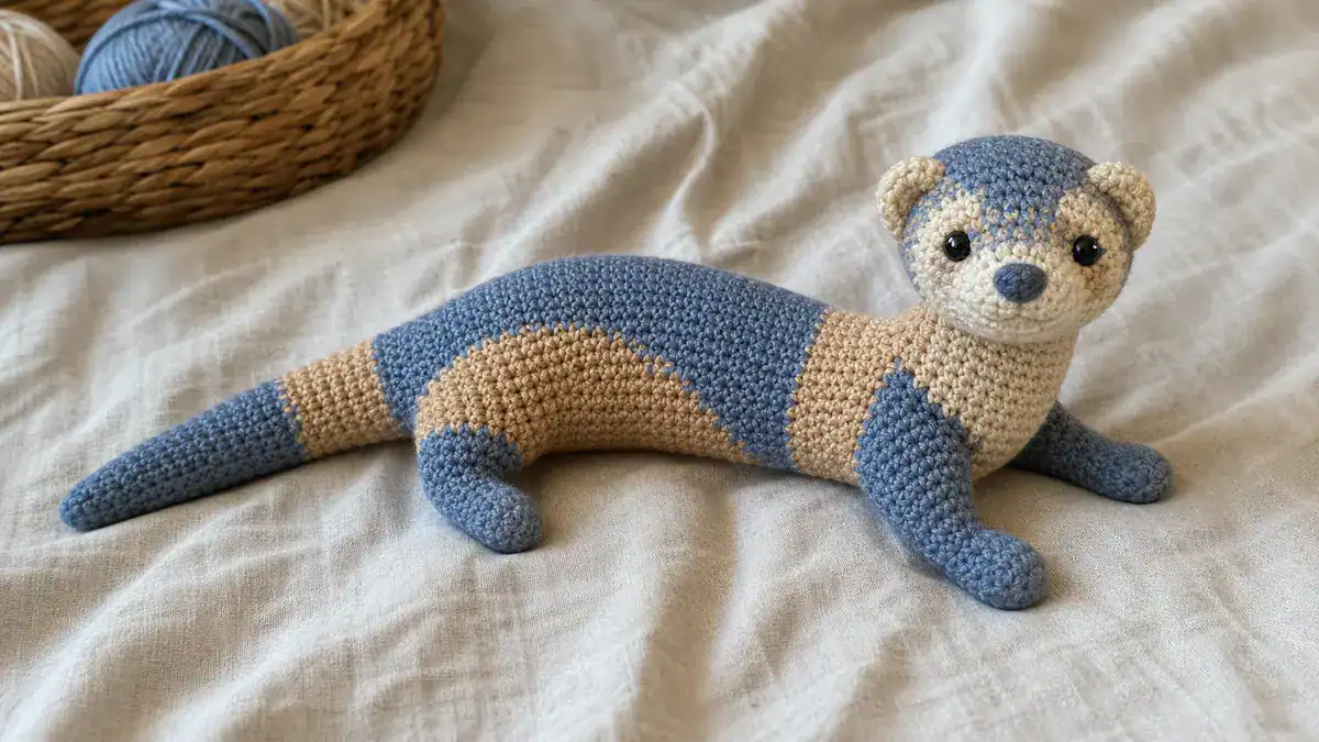 26 Ferret Crochet Patterns to Stitch Cute, Floppy, and Realistic Amigurumi, handmade crochet project