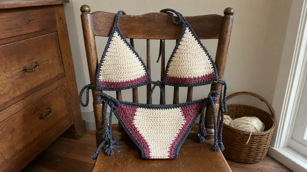 30 Bikini Crochet Patterns for Summer Beachwear, Retro Sets, and Handmade Gifts, handmade crochet project