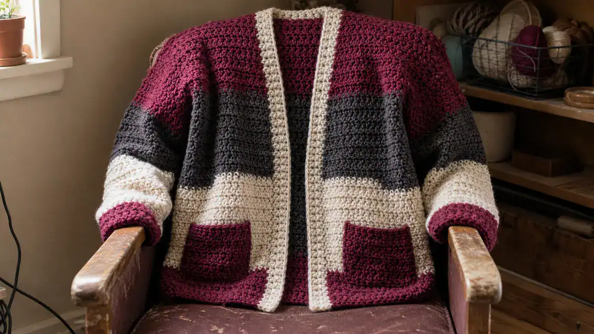 28 Oversized Cardigan Crochet Patterns: Perfect Cozy Projects for Beginners, handmade crochet project