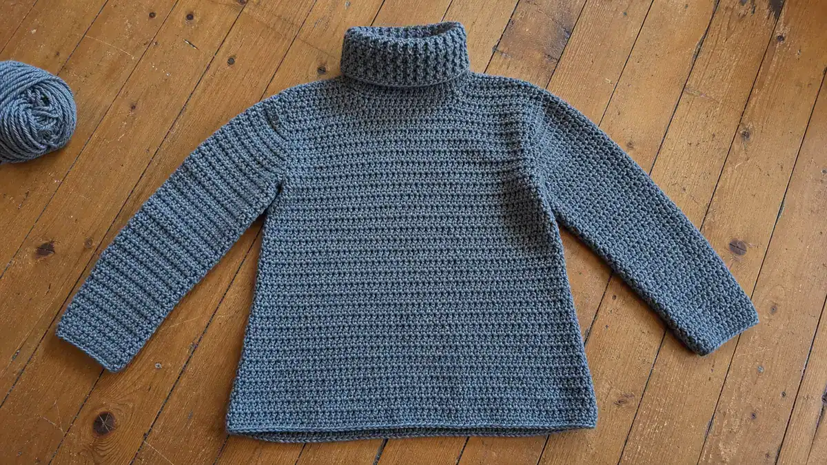 30 Turtleneck Crochet Patterns for Cozy Layers, Modern Pullovers, and Textured Necklines, handmade crochet project