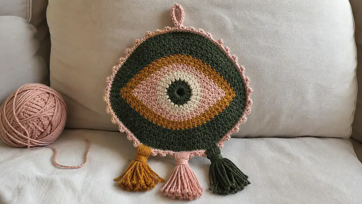40 Evil Eye Crochet Patterns: Unleash Your Creativity with Mystical Designs, handmade crochet project