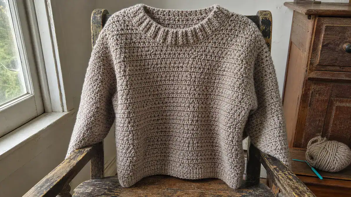 33 Chunky Sweater Crochet Patterns: Cozy Up with these Easy DIY Designs”, handmade crochet project
