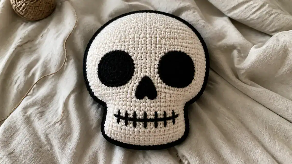 34 Skull Crochet Patterns: Unleash Your Creativity with These Edgy Designs, handmade crochet project