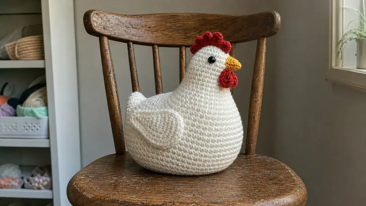 30 Chicken Crochet Patterns for Amigurumi, Home Decor, Wearables, and Playful Gifts, handmade crochet project