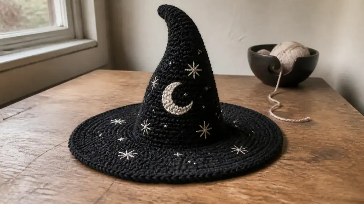 30 Witchy Crochet Patterns for Spooky, Celestial, and Gothic Makes, handmade crochet project