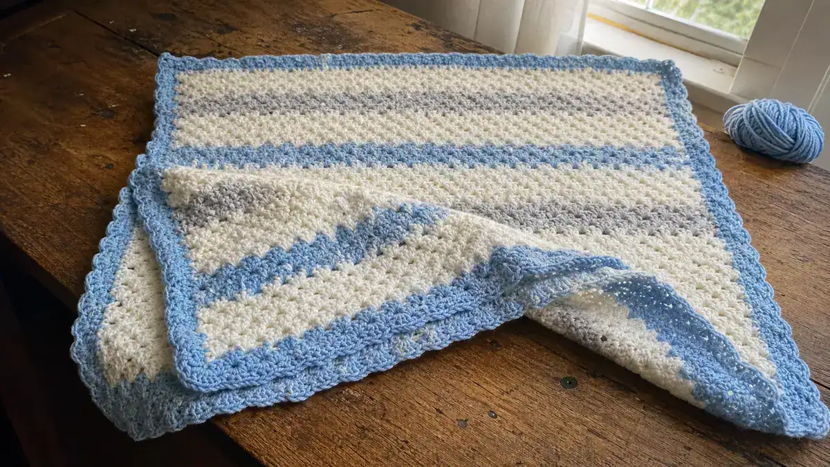 23 Baby Boy Blanket Crochet Patterns: Adorable Designs for Your Little One, handmade crochet project