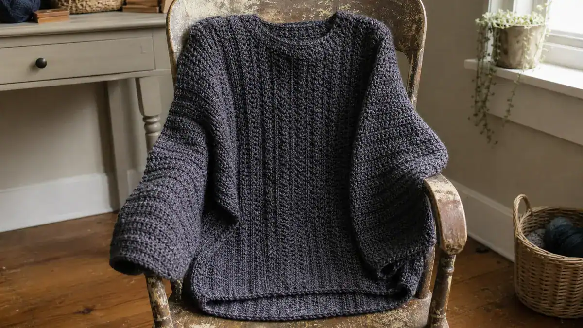 32 Oversized Sweater Crochet Patterns: Stay Cozy with DIY Stylish Comfort, handmade crochet project