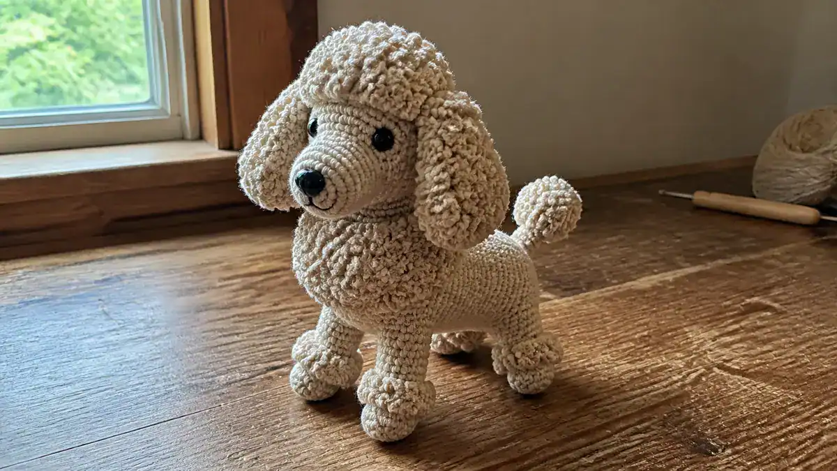 30 Poodle Crochet Patterns to Stitch Adorable Dogs, Toys, and Textured Amigurumi, handmade crochet project