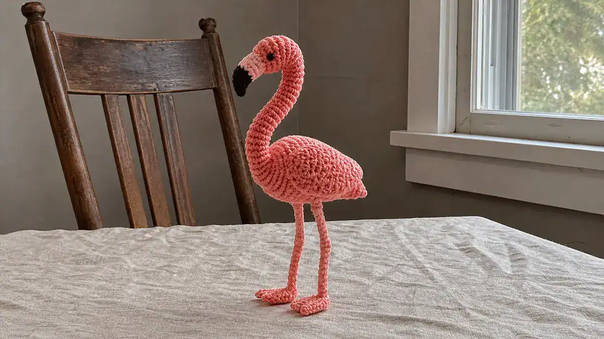 30 Flamingo Crochet Patterns to Add Tropical Charm to Your Handmade Collection, handmade crochet project