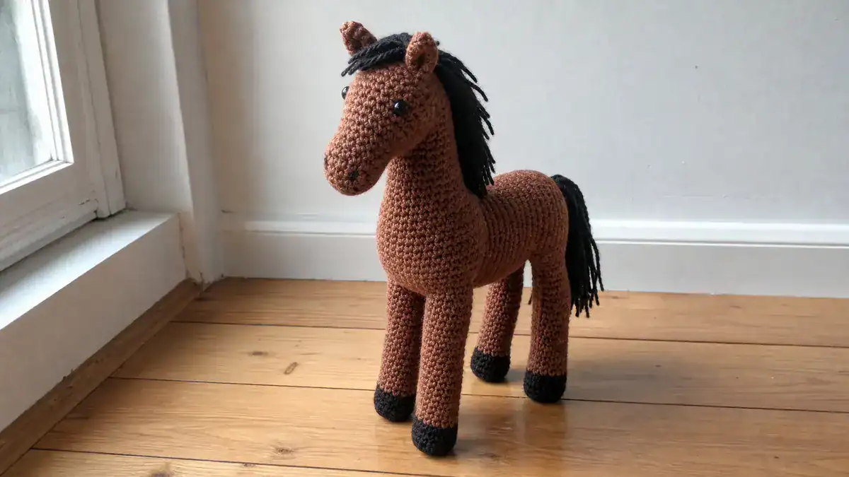 30 Horse Crochet Patterns: Amigurumi Horses, Ponies, Hobbyhorses, and More, handmade crochet project